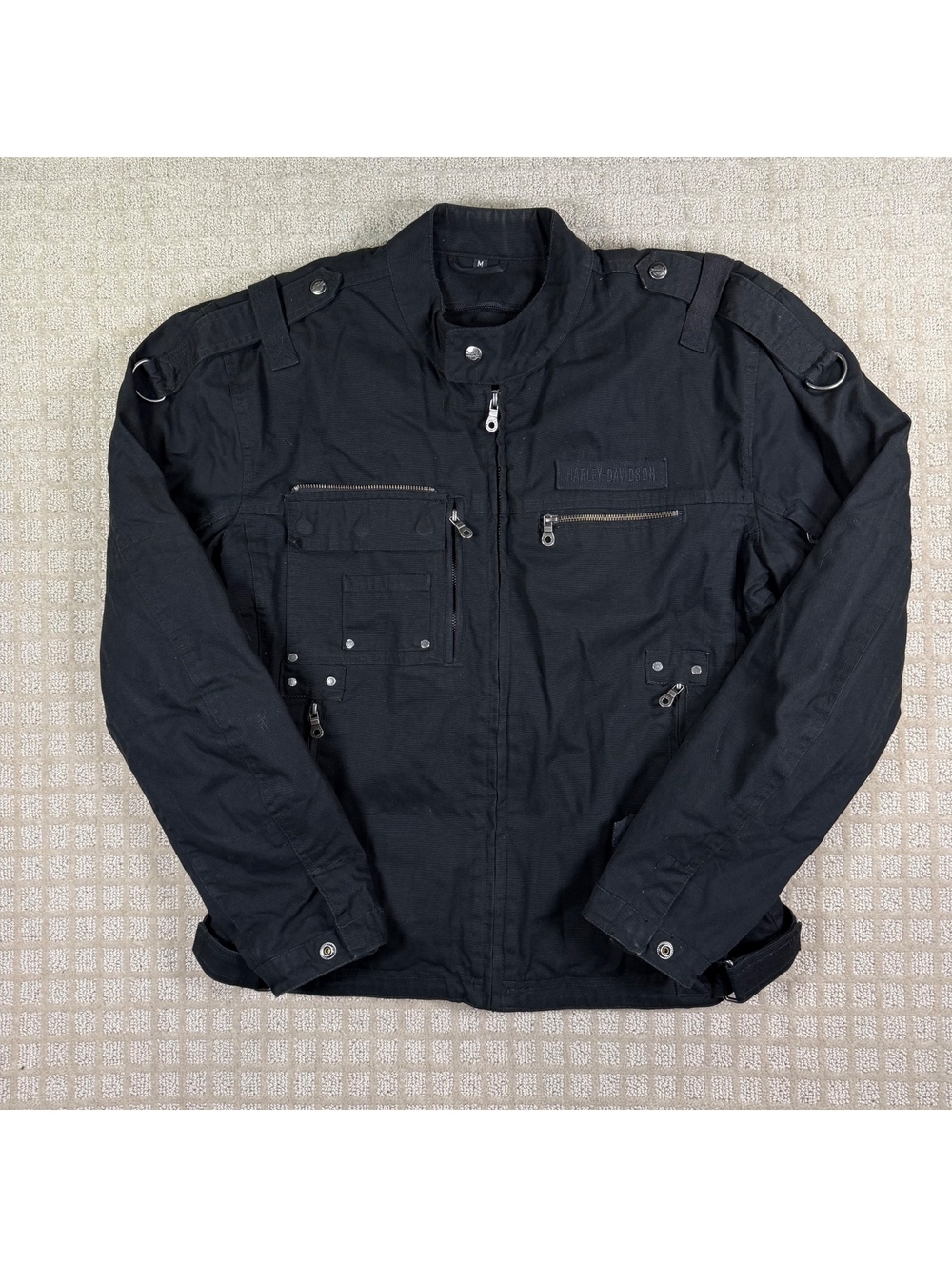 Harley-Davidson black motorcycle jacket M